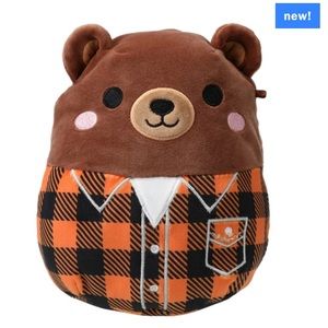 NWT Omar the bear squishmallow new fall harvest collection drop 7.5”